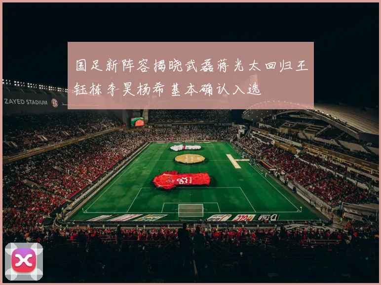 国足新阵容揭晓武磊蒋光太回归王钰栋李昊杨希基本确认入选